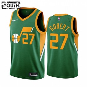 Dres Utah Jazz Rudy Gobert 27 2020-21 Earned Edition Swingman - Dječji